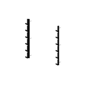 Barbell wall rack 6 bilancieri