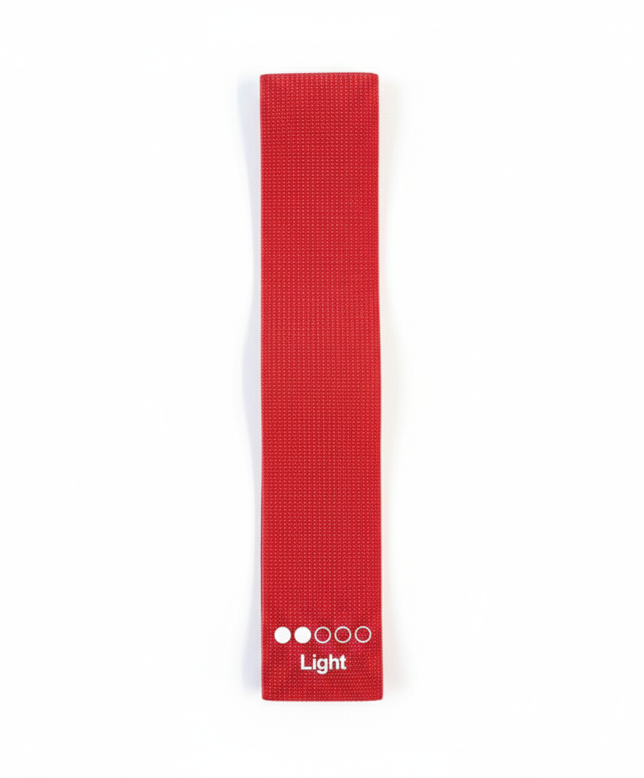 BE1792 - Textile Elastic Rings Red