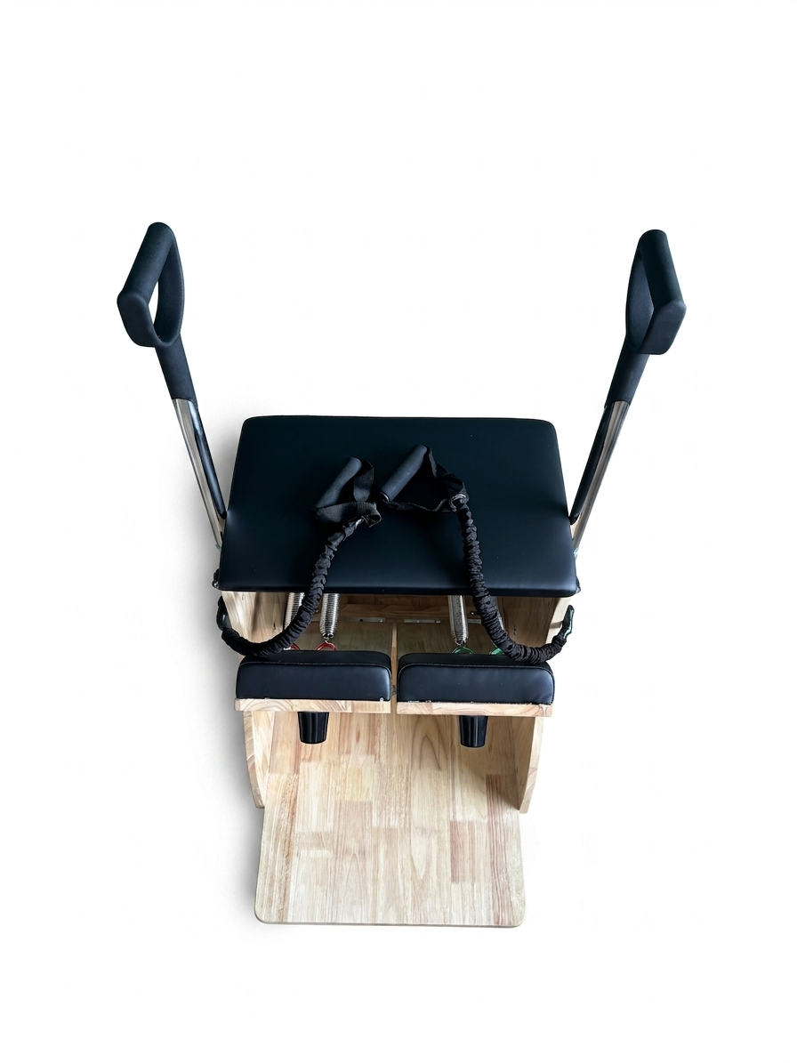 PLT007 - Wunda Chair with Handles. Wunda Chair Pilates in legno di acero con maniglie Spart Fitness